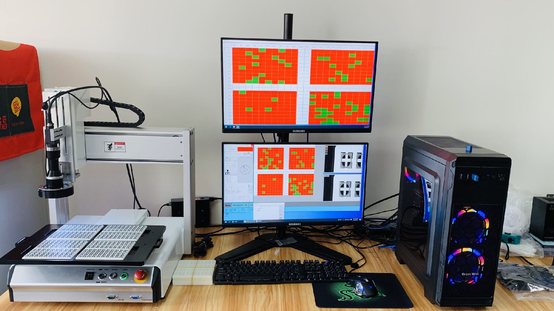 半自动VCM黑件缺陷检查机